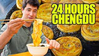 24 Hours of STREET FOOD in China  Chengdu's BEST Sichuan Food Morning Till Night!