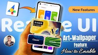 Realme UI 4.0 Art+Wallpaper Feature How to Enable | Realme UI 4.0 Update | Realme Latest Theme Store