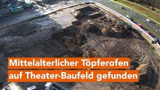 Volkstheater-Baufeld Rostock: Weitere Spuren aus dem 13. Jahrhundert freigelegt