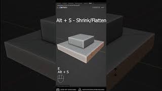 Blender Modeling Shortcuts Pt. 1 (Arijan) #shorts #blender #tutorial