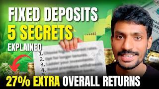 How to book THE HIGHEST FD rate? 5 Secrets of FD | Best Fixed Deposits 2024