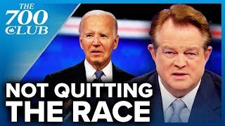 Biden Says He Will NOT Quit The Presidential Race | The 700 Club