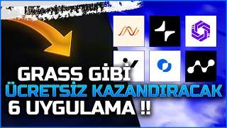 Grass Gibi Ücretsiz Kazandıracak 6 Ücretsiz Uygulama !!