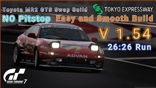 GT7 Tokyo Expressway 600 w/ Swapped Toyota MR2 GTS V 1.54