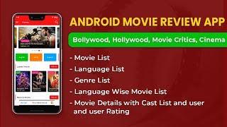 Android Movie Review App (Bollywood, Hollywood, Movie Critics, Cinema) - Source Code with License