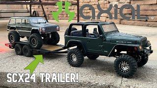 NEW Axial Scx24 Trailer! Full Unboxing And Review!