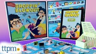 Shoppin' Blowout Board Game from Komarc Games Instructions + Review!