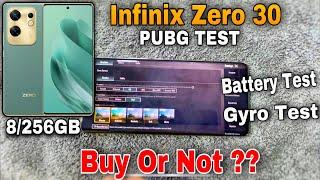 Infinix Zero 30 4G Pubg Test 2025 !!🫣 | Zero 30 4G Pubg Fps Test | Battery Test | Gyro Test