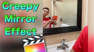 Mirror effect tutorial Final Cut Pro .( Creepy mirror effect easy tutorial )