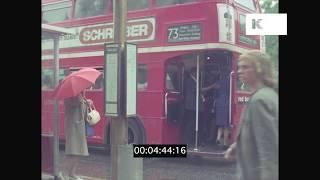 1970s London Street, Bus Stop, Rain, HD from 35mm | Kinolibrary