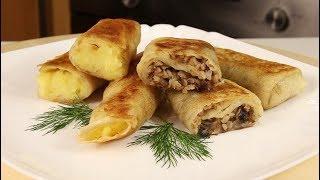 ЭТО НАХОДКА ДЛЯ ПОСТА! ВКУСНО и СЫТНО! Постные Блины на Минеральной Воде с Начинками!