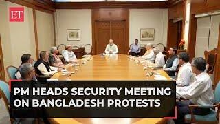 Bangladesh Unrest: PM Modi holds emergency meeting; NSA Doval meets Sheikh Hasina