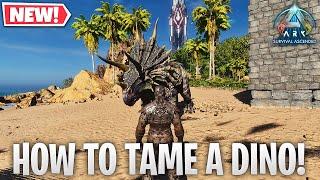 Ark Survival Ascended - How to Tame a Dinosaur