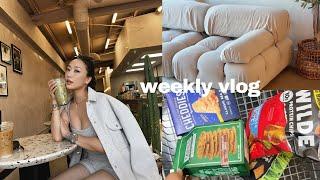 Vlog: Faith talk, Living room cleaning, healthy groceries, updated skincare routine