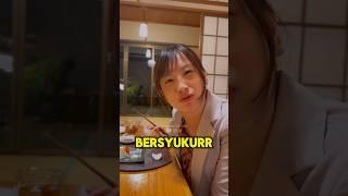 Istri Jepang bersyukur masih bisa makan enak 