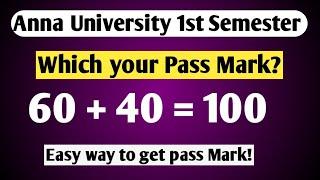 Engineering First Semester|Which is your pass mark?|Easy way to get your pass mark|Vincent Maths|