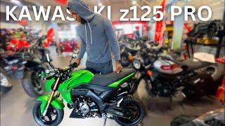 BUYING A KAWASAKI Z125  PRO (Learning to stunt)