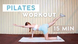 15 MIN Total Body PILATES WORKOUT At Home I Tanya Mi