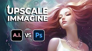 UPSCALE immagine: A.I. vs PHOTOSHOP