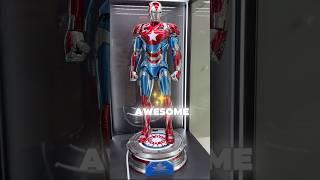 IRON PATRIOT Hot Toys Ironman Iron Patriot is so ￼VIBRANT #marvelfigures #ironman #tonystark