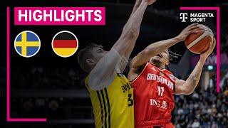 Schweden - Deutschland | FIBA EUROBASKET QUALIFIERS | MAGENTA SPORT