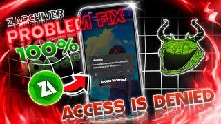 Zarchiver Can't Use This Folder | Zarchiver Obb File Problem | Zarchiver Android Access Restriction