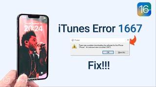 How to Fix An Unknown Error Occurred (1667) on iTunes [iOS 16]