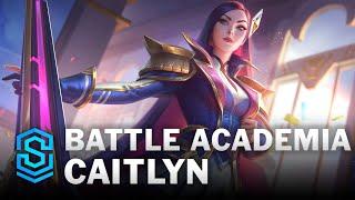 Battle Academia Caitlyn Skin Spotlight - League of Legends