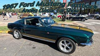 1967 Ford Mustang Fastback at Anoka Classic Car Show - musclecar - classic car - restomod