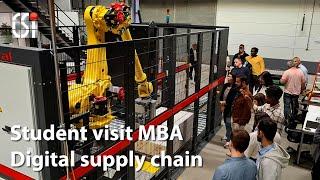 Student visit from MBA Digital supply chain