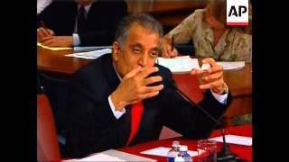 Senate reviews Khalilzad nomination for Iraq ambassador