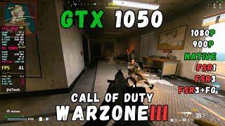 GTX 1050 2GB | COD Warzone - 900p, 1080p, Basic Settings + FSR3/FSR1/Performance + FG, Ryzen 5 7600X