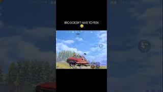 Bro doesn't have to peek  follow for more ....#pubgmobile #pubg #pubgmemes #pubgfunny ...