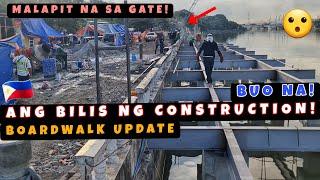 Grabe ang Bilis naman ng Construction ng Boardwalk dito sa Fort Santiago! Ang layo na ng narating 