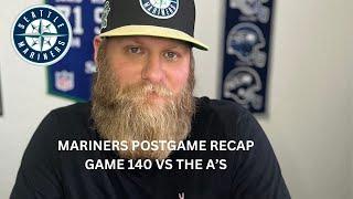 Mariners Postgame Recap:  Alright!!! (70-70)