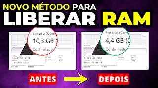 Como LIBERAR mais MEMÓRIA RAM do PC no Windows 10/11 e Deixar o PC Mais Rápido [NOVO MÉTODO]