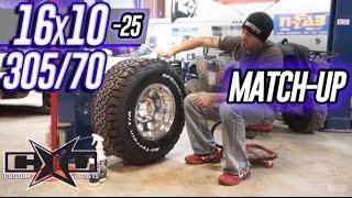 Custom Offsets Match Up: 305/70 on 16x10