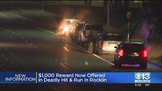 $1,000 Reward Offered In Deadly Hit And Run In Rocklin