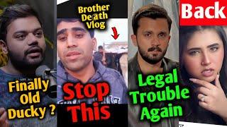 Seriously! Brother De@th Vlog ? | Rajab Butt Again In Trouble | Old Ducky Bhai Finally Back ? Minahi