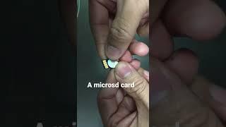How does a microsd card look like?