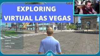 LET'S PLAY FluentWorlds 1 - Exploring Virtual Las Vegas