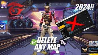 How To DELETE MAP IN Free Fire Max 2024