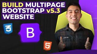 Complete Bootstrap v5.3 Tutorial in HindiCreate Multipage Website using Bootstrap with Live Hosting
