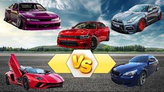 I4 vs V6 vs V8 vs V10 vs V12 | Auto Sound Battle