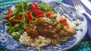 Swiss Steak Dinner and a Snow Storm