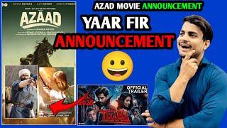 Azad Movie Announcement Ajay Devgan Reaction | Thama Video Announcement | Ajay Devgan In Azad Movie