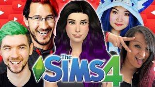 Gaming YouTuber Invasion!! | The Sims 4: YouTuber World