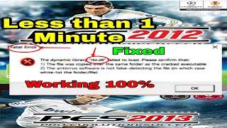 How to fix "rld.dll" error in PES 2012, PES 2013 less than 1 minute.