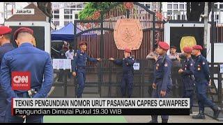 Teknis Pengundian Nomor Urut Pasangan Capres Cawapres