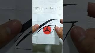 Sharingan Evolution Part ll Endless card #shorts #short #art #drawing #anime #naruto #tutorial